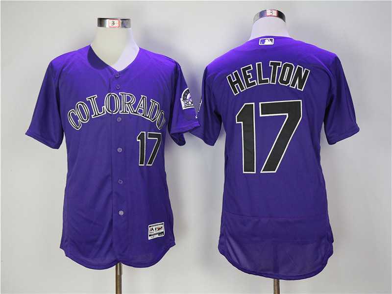Colorado Rockies #17 Todd Helton Purple Flexbase Jersey,We sell and wholesale Colorado Rockies #17 Todd Helton Purple Flexbase Jersey on line form chian!